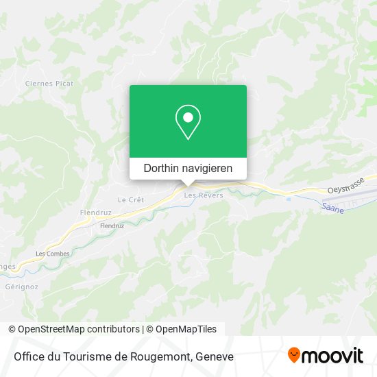 Office du Tourisme de Rougemont Karte