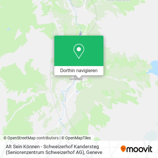 Alt Sein Können - Schweizerhof Kandersteg (Seniorenzentrum Schweizerhof AG) Karte