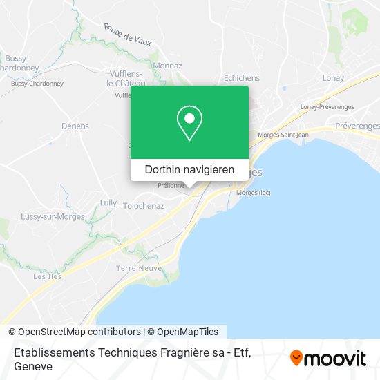 Etablissements Techniques Fragnière sa - Etf Karte