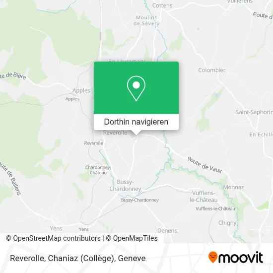Reverolle, Chaniaz (Collège) Karte