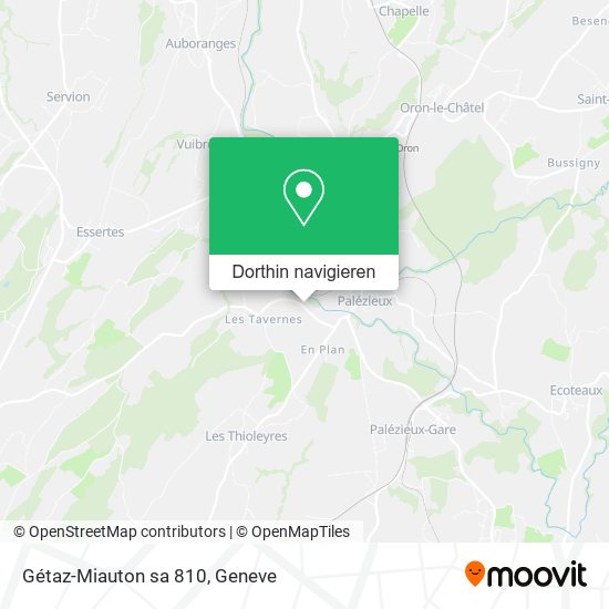 Gétaz-Miauton sa 810 Karte