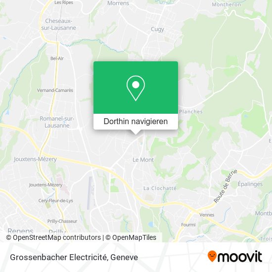 Grossenbacher Electricité Karte