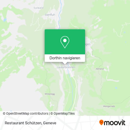 Restaurant Schützen Karte