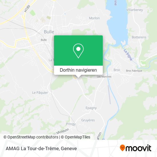 AMAG La Tour-de-Trême Karte