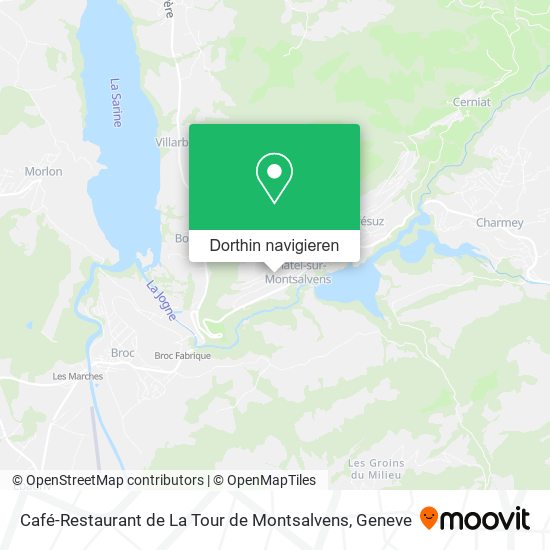 Café-Restaurant de La Tour de Montsalvens Karte