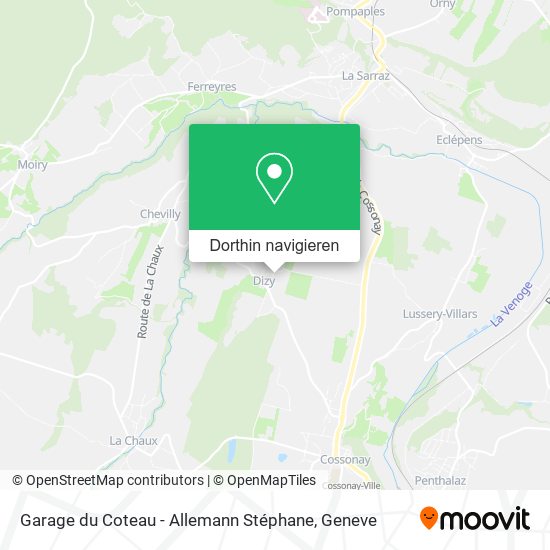 Garage du Coteau - Allemann Stéphane Karte