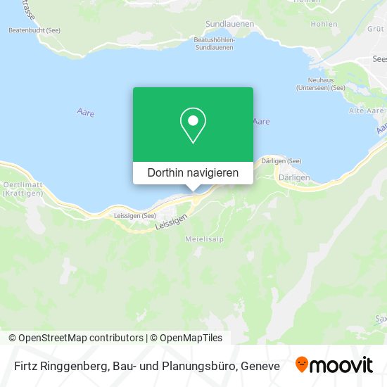 Firtz Ringgenberg, Bau- und Planungsbüro Karte