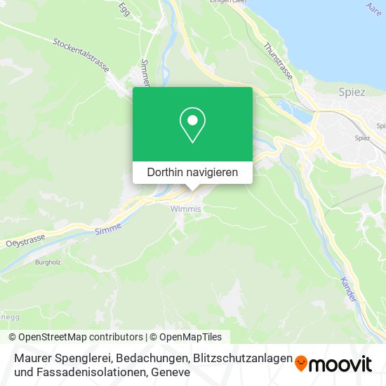 Maurer Spenglerei, Bedachungen, Blitzschutzanlagen und Fassadenisolationen Karte