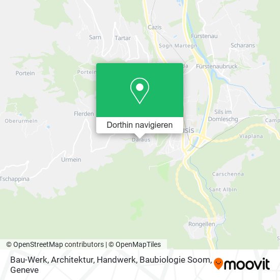 Bau-Werk, Architektur, Handwerk, Baubiologie Soom Karte