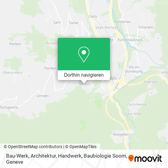 Bau-Werk, Architektur, Handwerk, Baubiologie Soom Karte