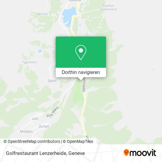 Golfrestaurant Lenzerheide Karte