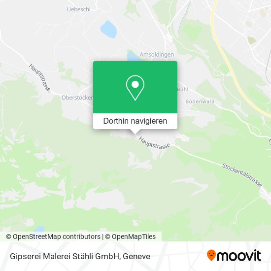 Gipserei Malerei Stähli GmbH Karte