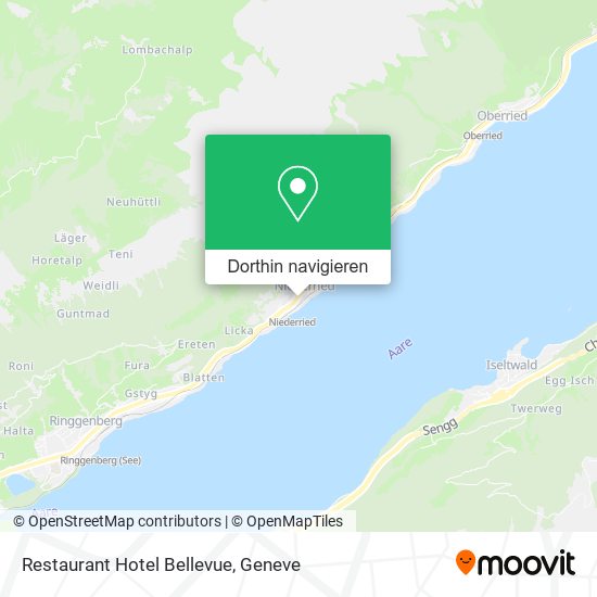 Restaurant Hotel Bellevue Karte