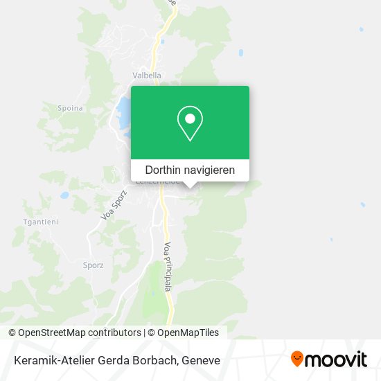 Keramik-Atelier Gerda Borbach Karte