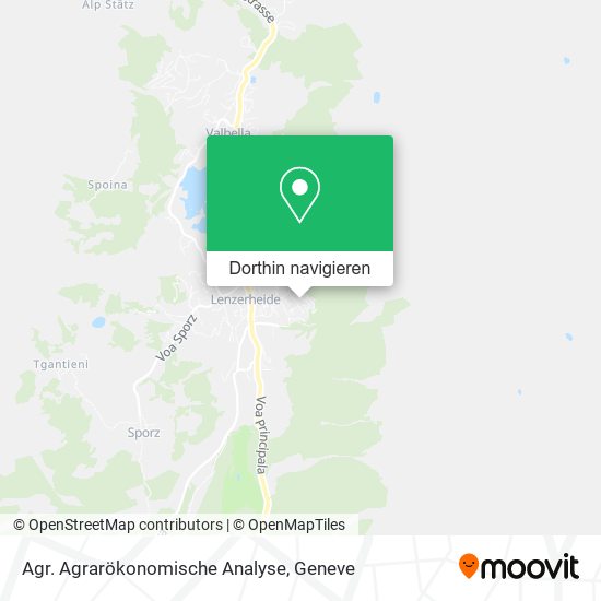 Agr. Agrarökonomische Analyse Karte