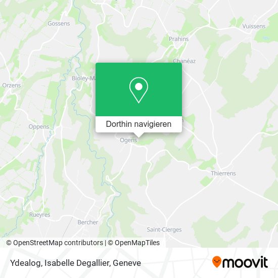 Ydealog, Isabelle Degallier Karte
