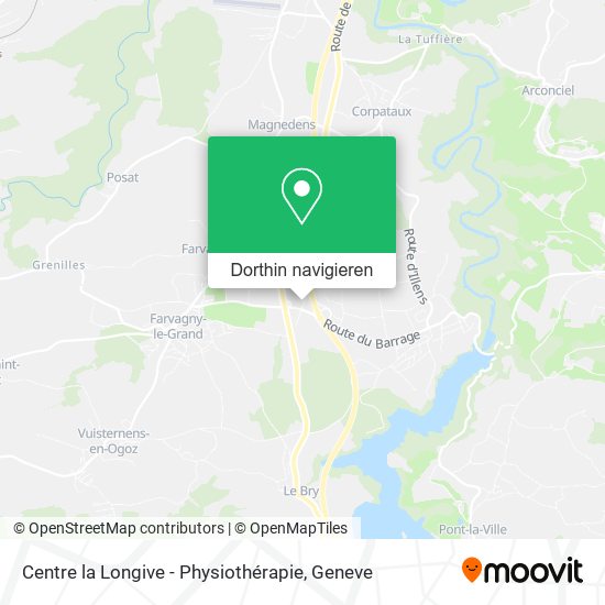 Centre la Longive - Physiothérapie Karte