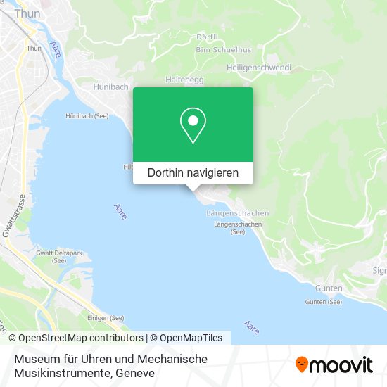 Museum für Uhren und Mechanische Musikinstrumente Karte