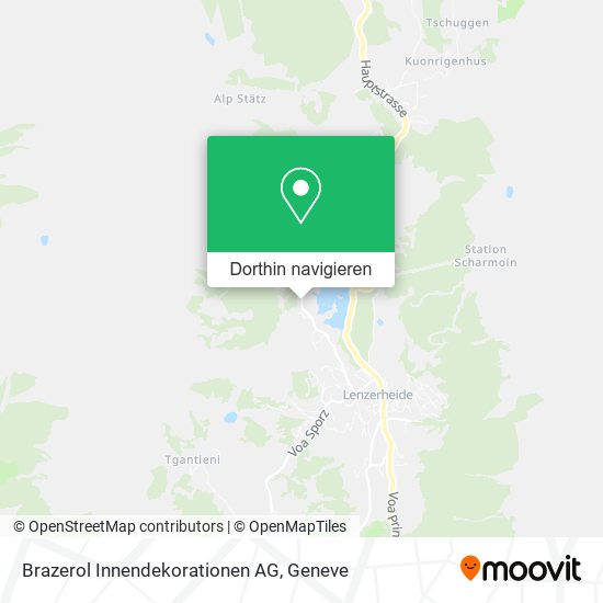 Brazerol Innendekorationen AG Karte
