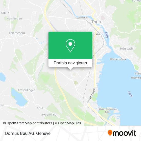 Domus Bau AG Karte