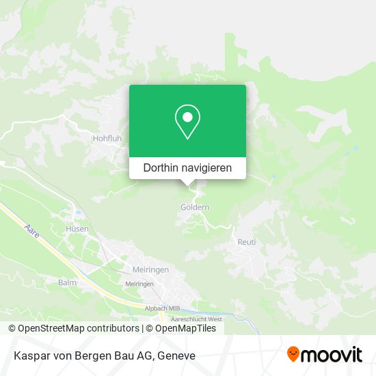Kaspar von Bergen Bau AG Karte