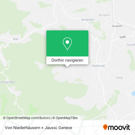 Von Niederhäusern + Jaussi Karte