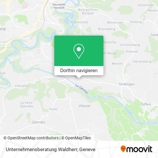 Unternehmensberatung Waldherr Karte