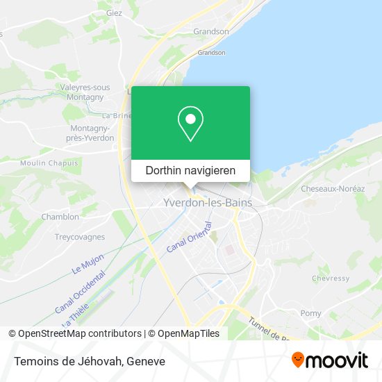 Temoins de Jéhovah Karte