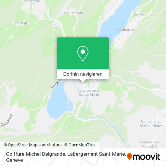 Coiffure Michel Delgrande, Labergement Saint-Marie Karte