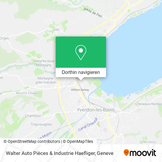 Walter Auto Pièces & Industrie Haefliger Karte