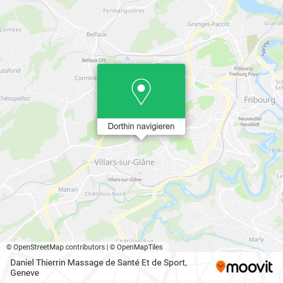 Daniel Thierrin Massage de Santé Et de Sport Karte