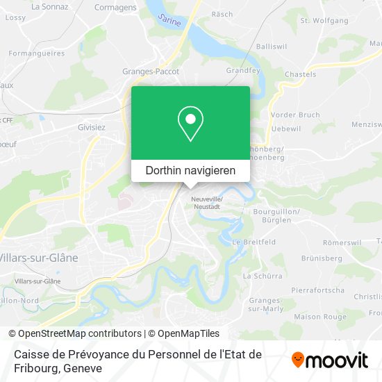 Caisse de Prévoyance du Personnel de l'Etat de Fribourg Karte