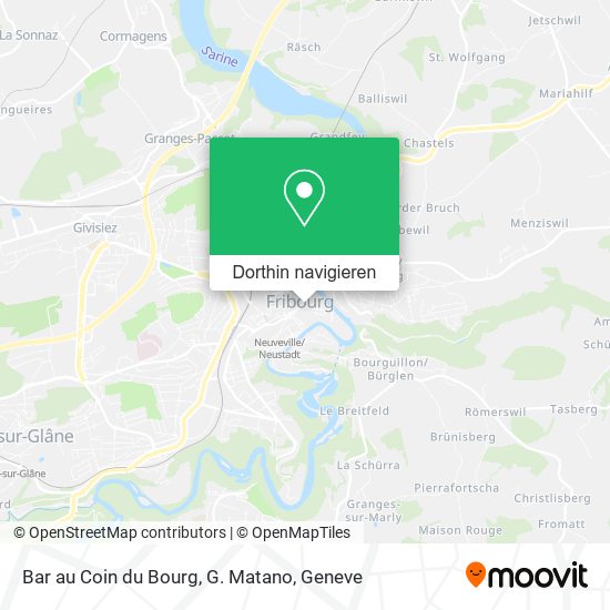 Bar au Coin du Bourg, G. Matano Karte