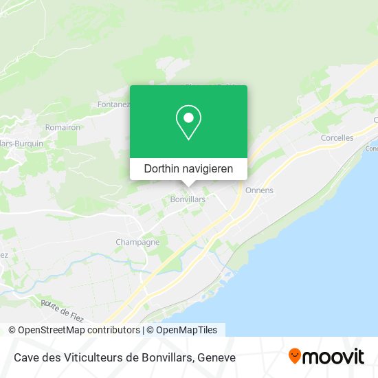 Cave des Viticulteurs de Bonvillars Karte