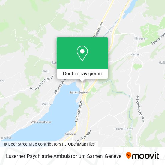Luzerner Psychiatrie-Ambulatorium Sarnen Karte