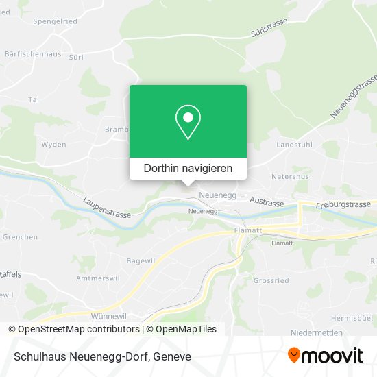 Schulhaus Neuenegg-Dorf Karte