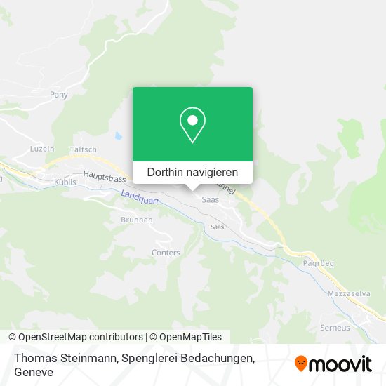 Thomas Steinmann, Spenglerei Bedachungen Karte
