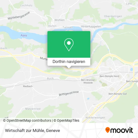 Wirtschaft zur Mühle Karte