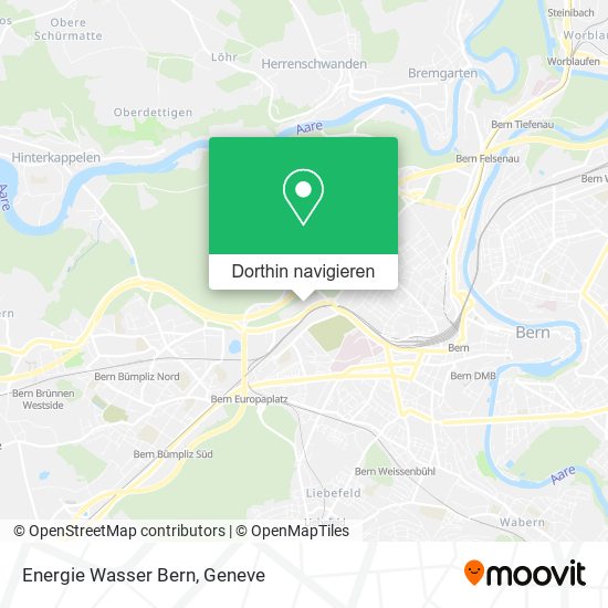 Energie Wasser Bern Karte