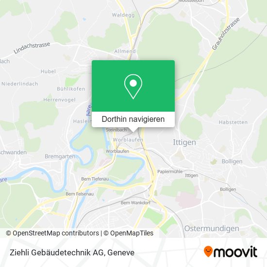 Ziehli Gebäudetechnik AG Karte
