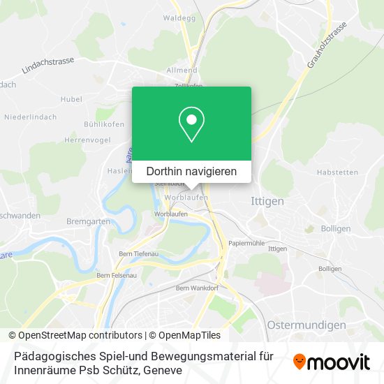 Pädagogisches Spiel-und Bewegungsmaterial für Innenräume Psb Schütz Karte