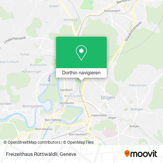 Freizeithaus Rüttiwäldli Karte