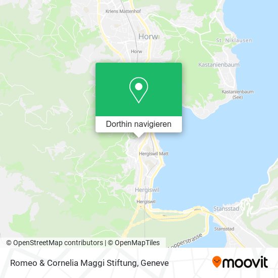 Romeo & Cornelia Maggi Stiftung Karte