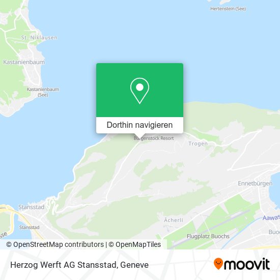 Herzog Werft AG Stansstad Karte