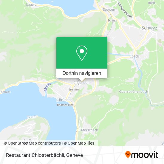 Restaurant Chlosterbächli Karte