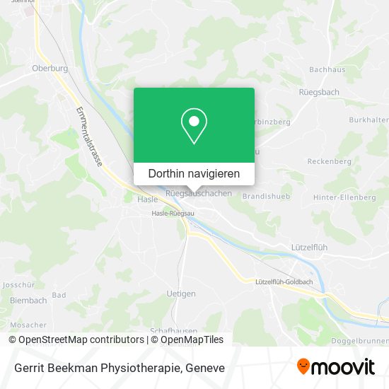 Gerrit Beekman Physiotherapie Karte