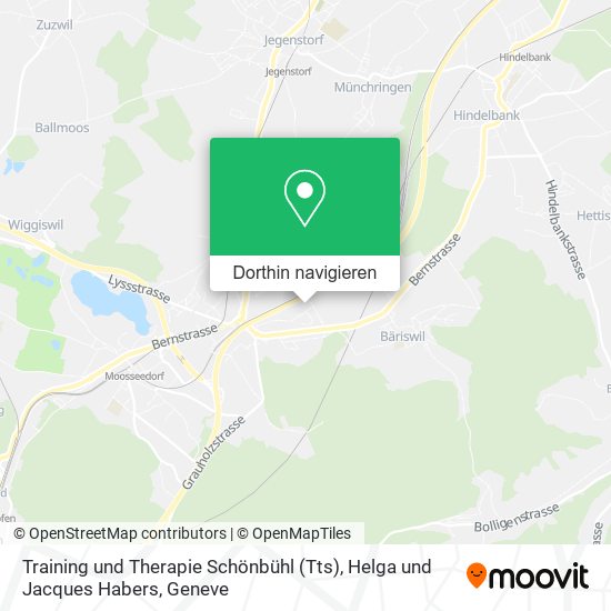 Training und Therapie Schönbühl (Tts), Helga und Jacques Habers Karte