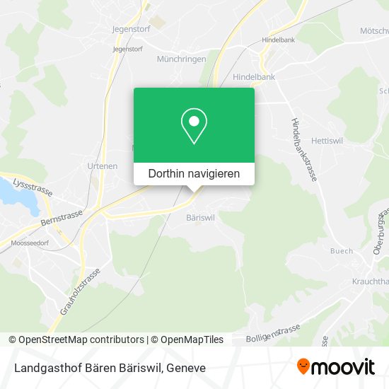 Landgasthof Bären Bäriswil Karte