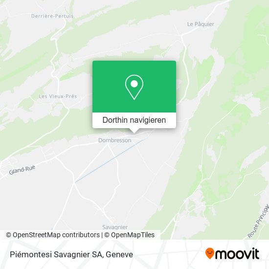 Piémontesi Savagnier SA Karte