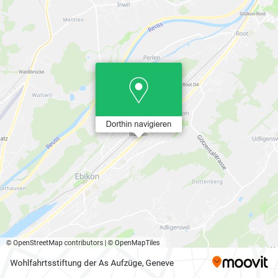 Wohlfahrtsstiftung der As Aufzüge Karte